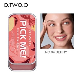 Многофункциональная палитра для макияжа O.TWO 3в1 Pick Me! 10g №04 Berry