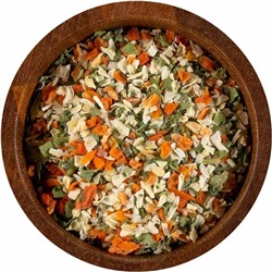 Смесь овощей с зеленью №11, морковка, лук репчатый и кинза, 50г