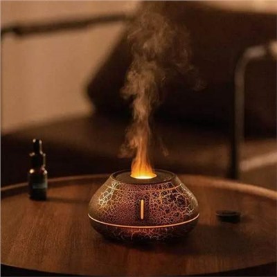 Увлажнитель воздуха Lava Flame для дома с эффектом пламени 130 мл оптом