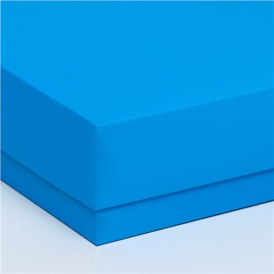 Коробка складная,голубая, 16 х 12 х 5,2 см
