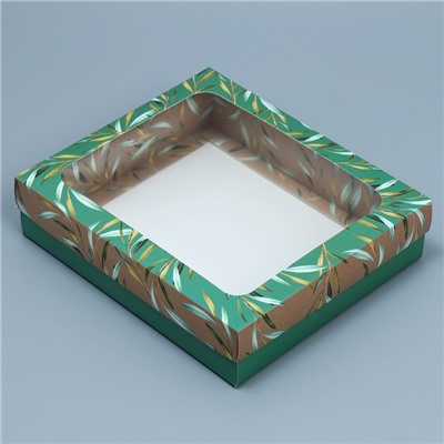 Коробка подарочная «Эко» , 23.5 × 20.5 × 5.5 см