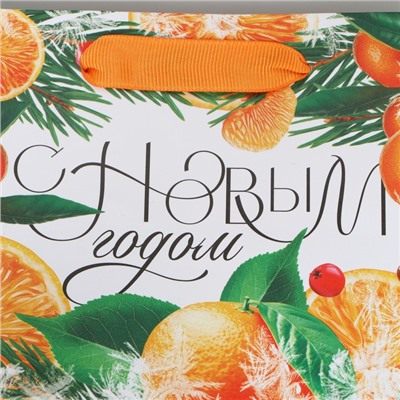 Пакет ламинированный горизонтальный «Новогоднее настроение», S 15 × 12 × 5.5 см