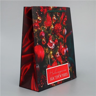 Пакет ламинированный вертикальный «Новогоднее настроение», ML 21 × 25 × 8 см
