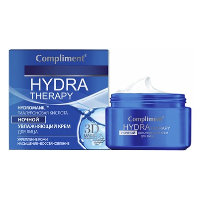 Ночной крем для лица Compliment Hydra Therapy увлажняющий 50 ml