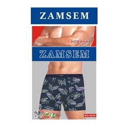 Мужские трусы Zamsem 9334 боксеры хлопок XL-4XL