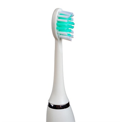LEBEN Электрическая зубная щётка, 3.5 Вт, 2 насадки в комплекте, белый