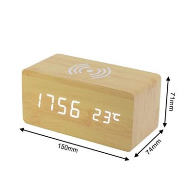 Цифровые часы-будильник с функцией измерения температуры