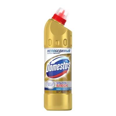 Чистящее средство для туалета Domestos эффективное отбеливание Ультра Блеск, 500мл