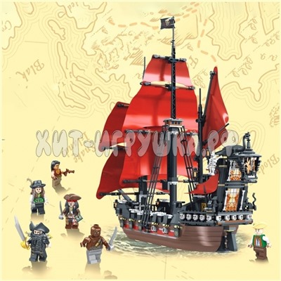 Конструктор Пиратский корабль 1097 дет. 16090 / 18015, 16090 / 18015