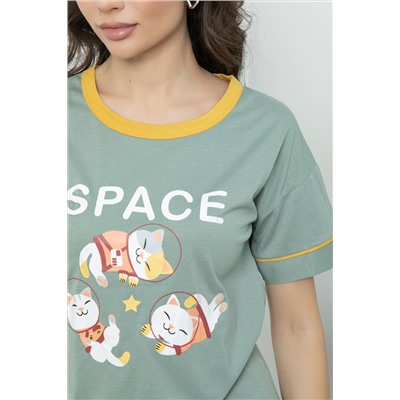 Комплект с шортами "Space" Д1739