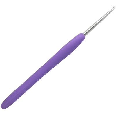 Крючок для вязания с резиновой ручкой, 2,5 мм, Hobby&Pro