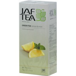 JAF TEA. Lemon&Mint карт.пачка, 25 пак.