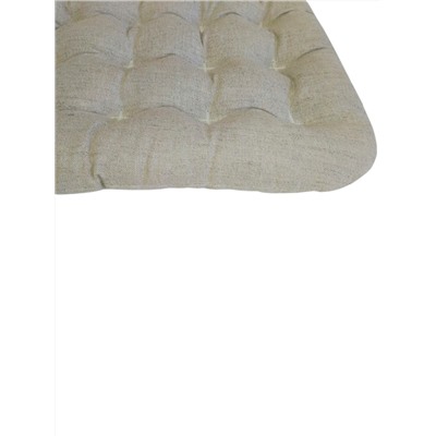 Подушка для стула льняная с лузгой гречихи