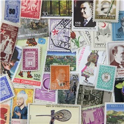 Набор различных марок, Турция (30 шт)