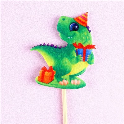 Декор на палочке «Динозаврик»