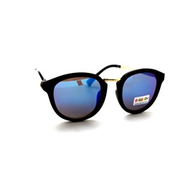 Подростковые солнцезащитные очки bigbaby 7005 черный синий зеркальный