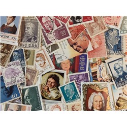Набор различных марок, Личности (50 шт.)