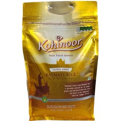 Рис басмати экстра длинный Золотая серия Extra long basmati rice Gold range Kohinoor 5 кг