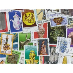Набор различных марок, Культурные ценности (50 шт.)