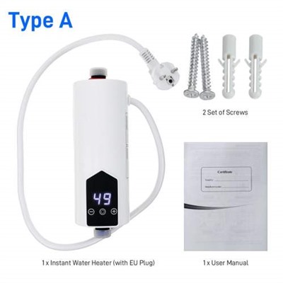 Проточный водонагреватель Water Heater RYK-006 для душа оптом