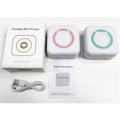 Мини-термопринтер для печати Portable Mini Printer для телефона оптом