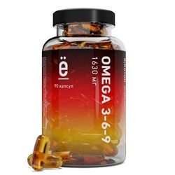 Омега 3-6-9 Omega 3-6-9 1360 mg Ёбатон 90 капс.