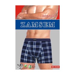 Мужские трусы Zamsem 9349 боксеры хлопок XL-4XL