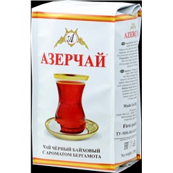 Azercay. Черный с бергамотом 250 гр. мягкая упаковка