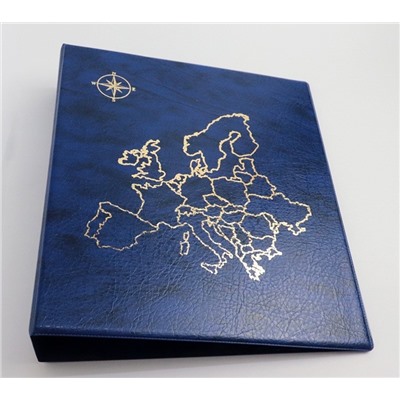 Альбом без листов "Карта Европы", формат OPTIMA, к/з (ув. толщ.)