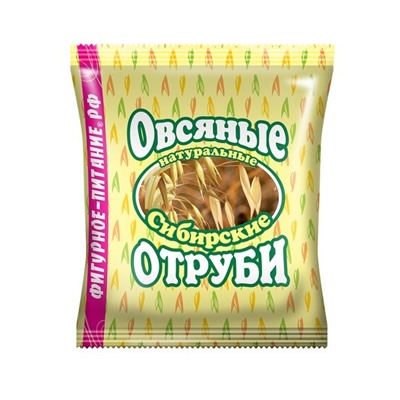 Отруби Сибирские ОВСЯНЫЕ натуральные, 200 г