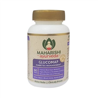 Глюкомап Махариши Аюрведа (против диабета) Glucomap Maharishi Ayurveda 60 табл.