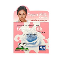 Крем для лица с Протеинами Йогурта и Молока, Yoko. 50 г.