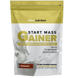 Гейнер со вкусом шоколада Gainer Start Mass aTech Nutrition 1000 гр.