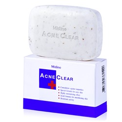 Мыло от акне Acne Clear Comedolytic Soap Scrub Moisturizers & Deodorant Mistine, 90 гр.