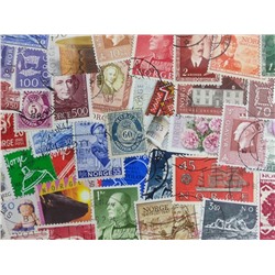 Набор различных марок, Норвегия (50 шт.)