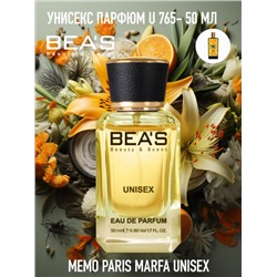 Beas U765 Memo Paris Marfa Unisex edp 50 ml, Парфюм унисекс Beas U766 создан по мотивам аромата Memo Paris Marfa