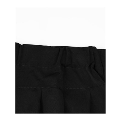 Юбка для девочки из костюмной ткани,чёрный 71731-ДШ19