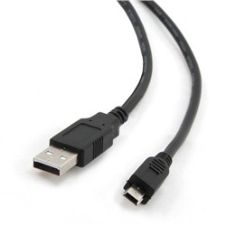 Кабель USB 2.0 Am=>mini B - 1.8 м, 5bites (UC5007-018C)