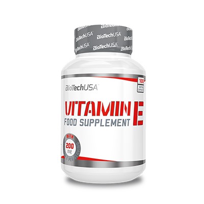 Витамин Е Vitamin E 200 mg. Biotech USA 100 таб.