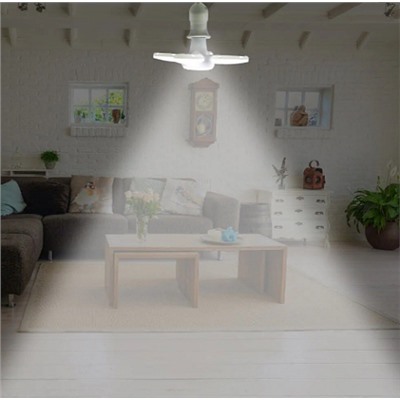 Складная светодиодная лампа Fan blade Led Bulb 60W