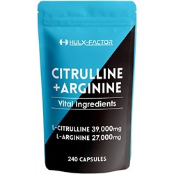 Энергетический комплекс с L-цитруллином, L-аргинином и цинком HULX-FACTOR Citrulline + Arginine