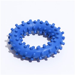 Игрушка "Кольцо с шипами №2", 6,8 см, синяя