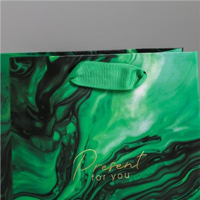 Пакет ламинированный вертикальный «Present for you», S 12 × 15 × 5,5 см