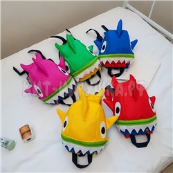 Рюкзак детский Акула дошкольный для малышей FYK01, FYK01-blue, FYK01-pink, FYK01-green, FYK01-red, FYK01-yellow