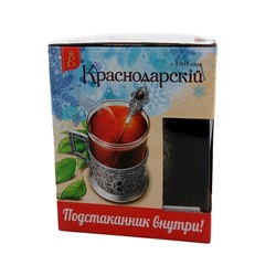Чай с подстаканником "ВЕКА" Краснодарский чёрный 30 г