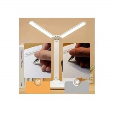 LED-лампа настольная двойная European Table Lamp с беспроводной зарядкой для офиса