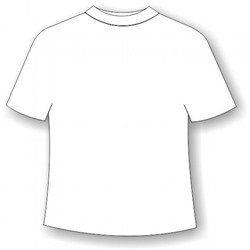 Подростковая футболка белая