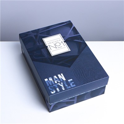 Коробка складная «№1», 30 × 20 × 9 см