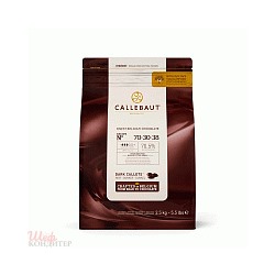 Шоколад горький Callebaut 70,4% 2,5 кг.