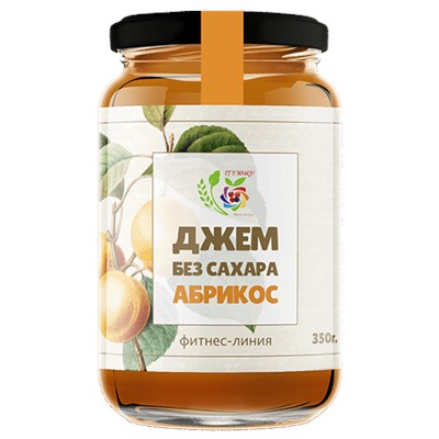 Джем Абрикос / 350 г / без сахара / IT'S YOURS